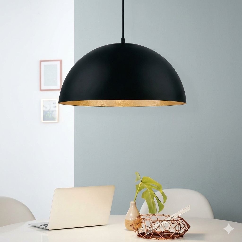 Dome Shaped Hanging Lamp