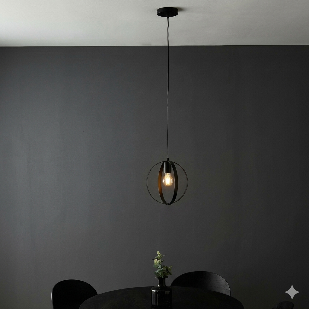 Double Ring Hanging Lamp