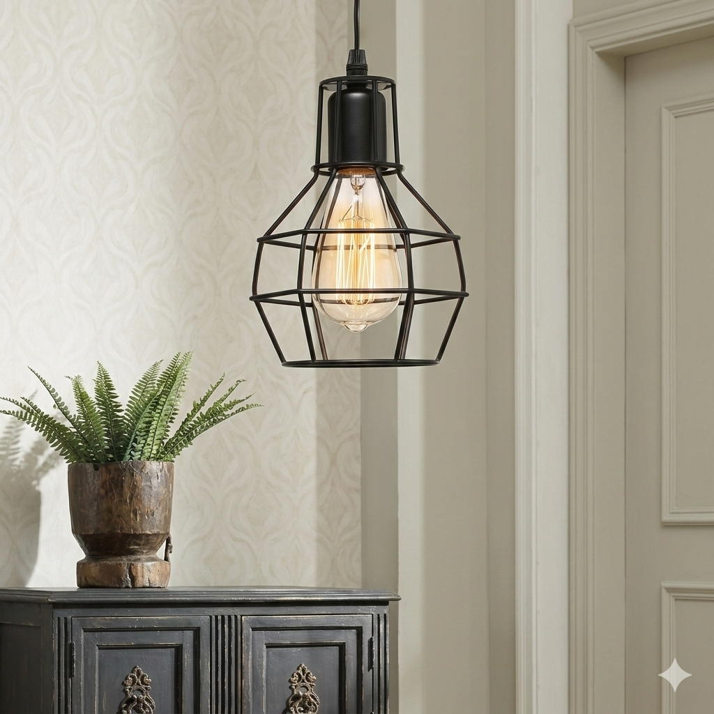 Nest wire cage Hanging Lamp