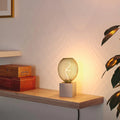 Decor LED Spiral Filament Square Lamp Bulb Black 14W Warm White Dimmable ( golden oval shape )