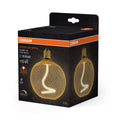 Decor LED Spiral Filament Square Lamp Bulb Black 14W Warm White Dimmable ( golden Globe shape )
