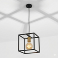Cube Shaped Pendant Light