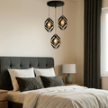 3in1 Flower Shape Hanging Lamp