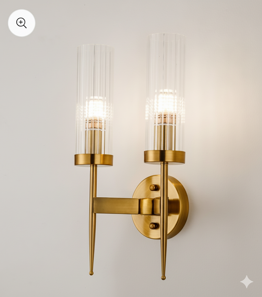 Double Nordic Wall Light