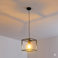 Cube Shaped Pendant Light