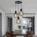 3in1 Nest wire cage Hanging Lamp