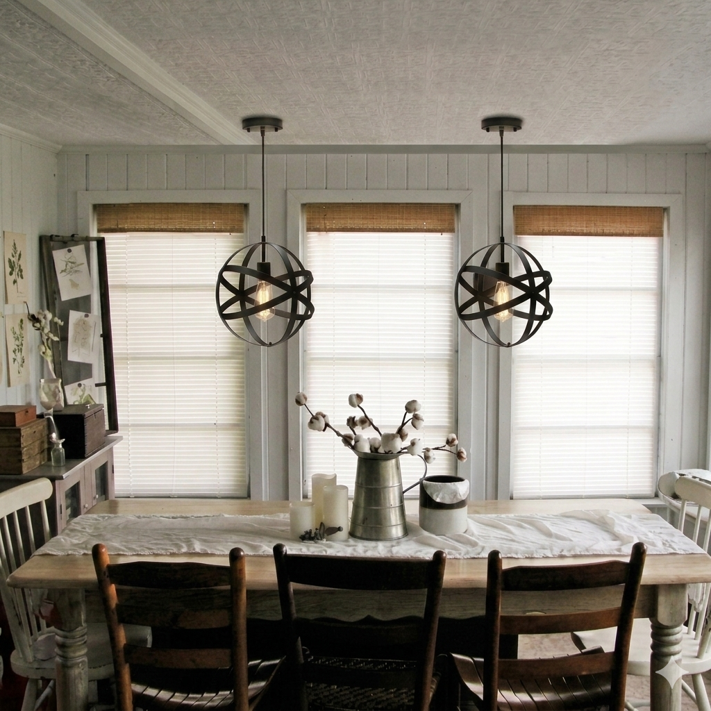 Football Shaped Hanging Lamp