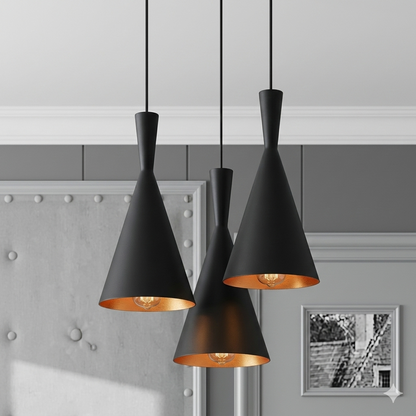 3in1 Cone Shaped Hanging Lamp