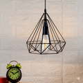 Diamond Shaped Hanging Lamp