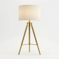 Golden Tripod Floor Lamp