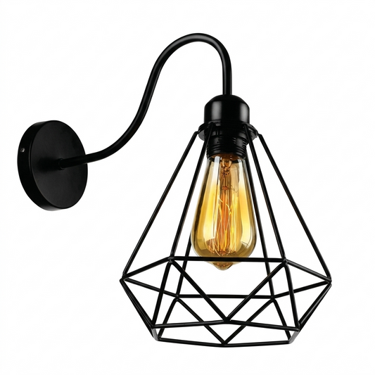 Diamond Shaped Wall Lamp