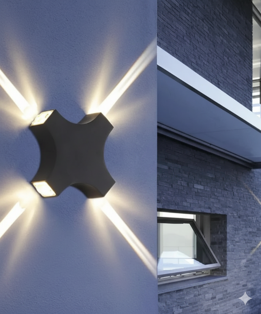 4 way Cross Waterproof Light