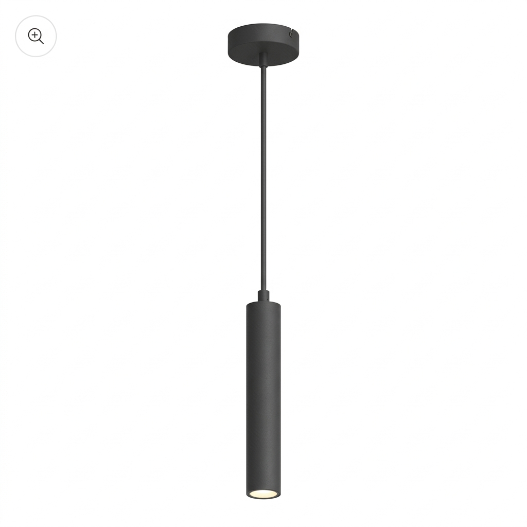 Single Cylindrical LED Hanging DropLight