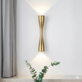 Golden Waterproof Indoor and Outdoor LED Wall Light