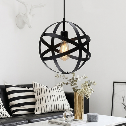 Football Shaped Hanging Lamp