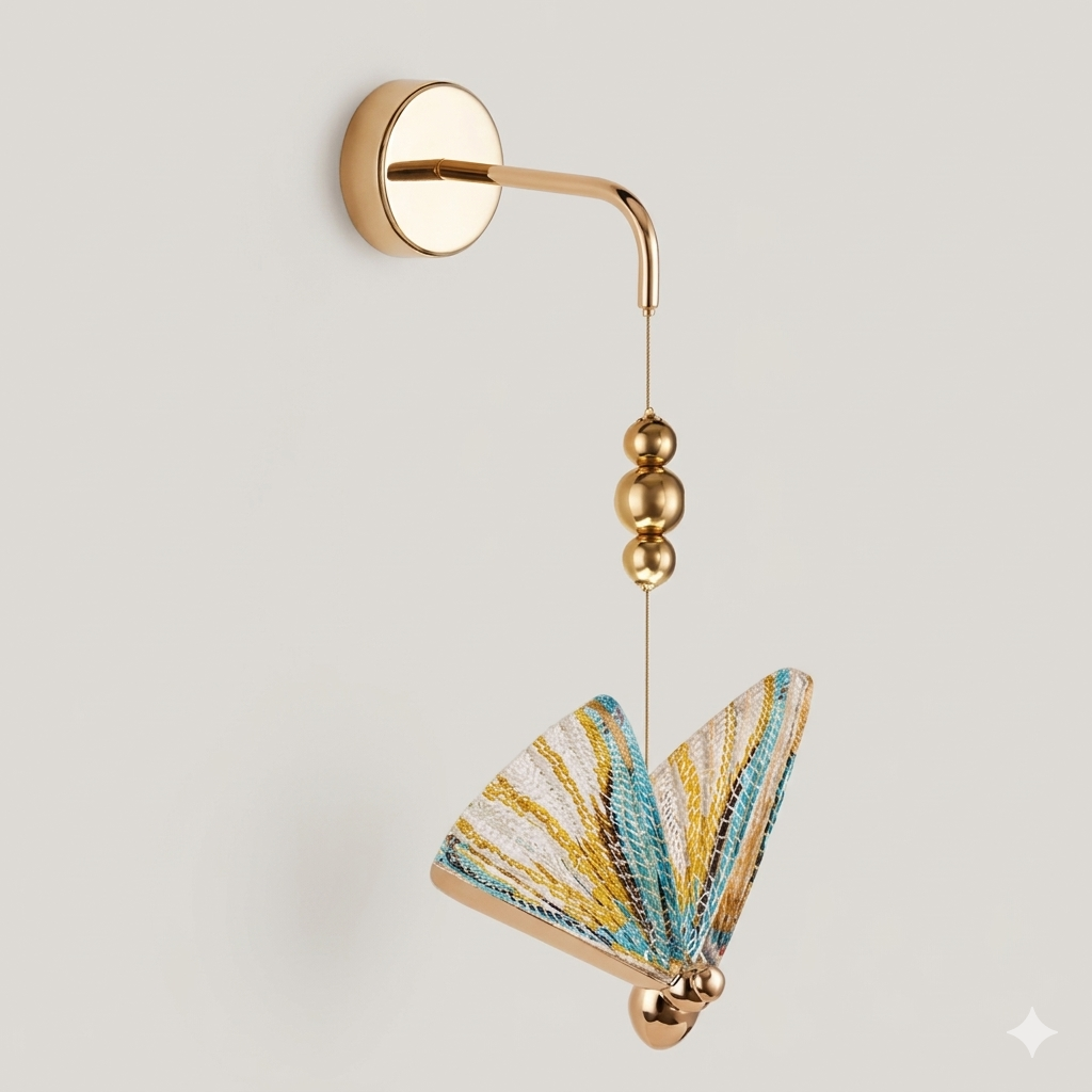 Multi Butterfly Wall Light