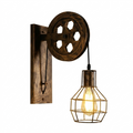 Nest Wall Lamp with Pulley Wheel Design