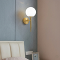 Nordic white Globe Wall Light