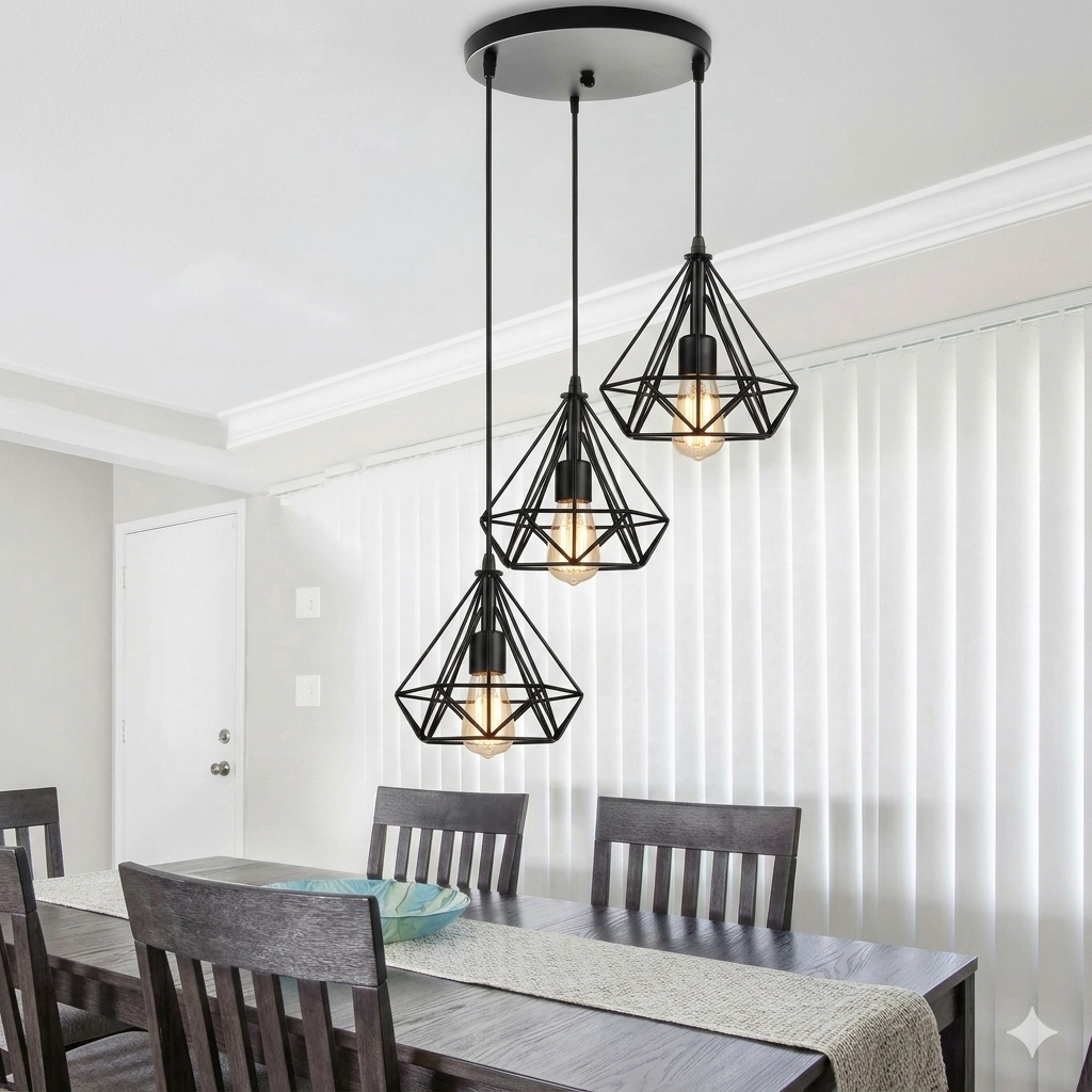 3in1 Diamond Hanging Lamp