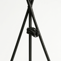 Noir Tripod Floor Lamp with Fabric Shade
