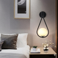 Black Drop Light | Wall Scone