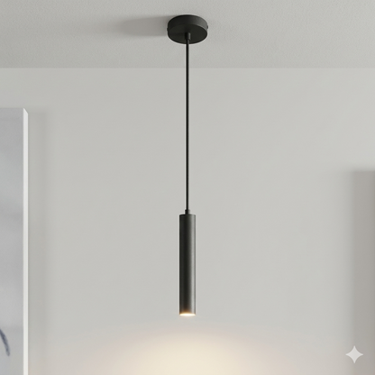 Single Cylindrical LED Hanging DropLight