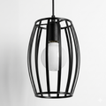 Drum shaped Hanging Lamp