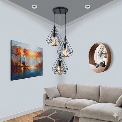 3in1 Diamond Hanging Lamp