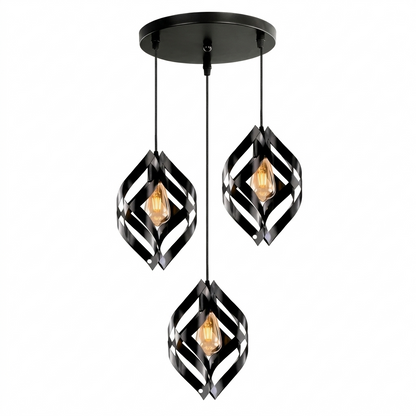 3in1 Flower Shape Hanging Lamp