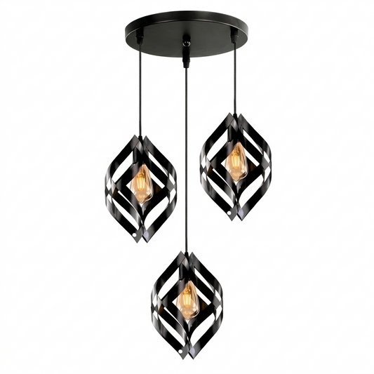 3in1 Flower Shape Hanging Lamp