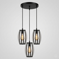 3in1 Drum shaped Hanging Lamp