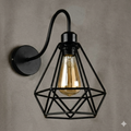 Diamond Shaped Wall Lamp