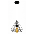Diamond Shaped Hanging Lamp