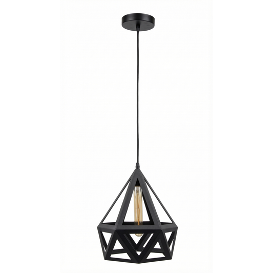 Strip Diamond Shaped Hanging Lamp