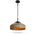 Industrial Hemp Rope Pendant Light