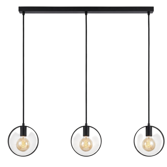3in1 Ring shape Hanging Lamp in Rectangular Base