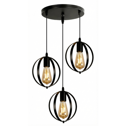 3in1 Double Ring Hanging Lamp