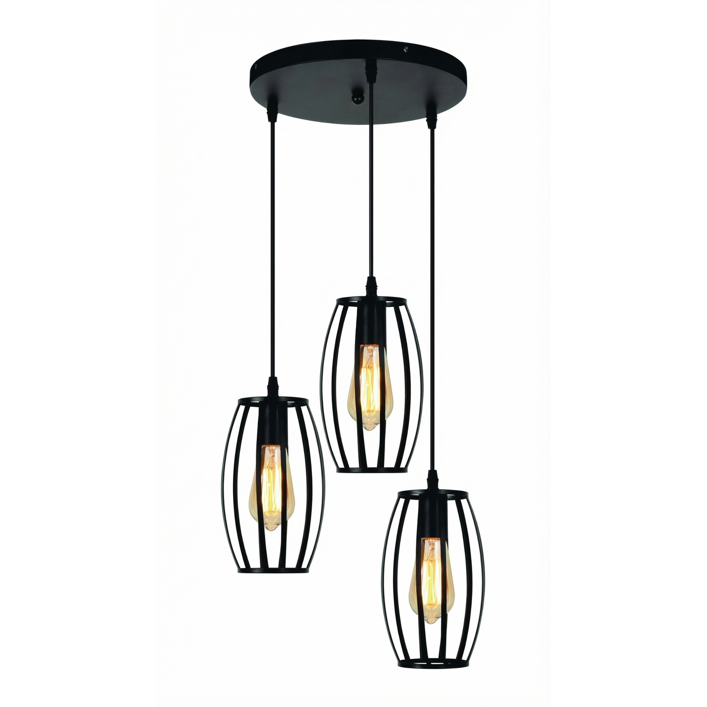 3in1 Drum shaped Hanging Lamp