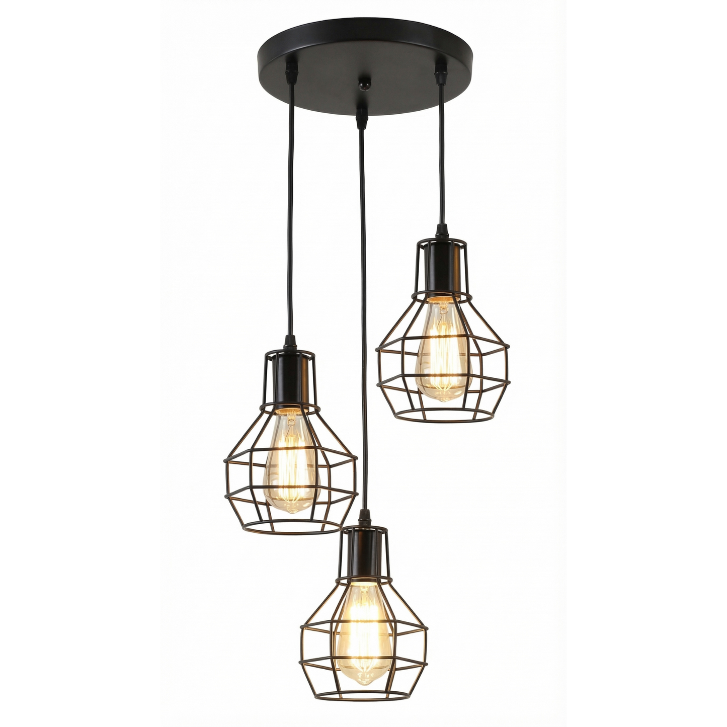 3in1 Nest wire cage Hanging Lamp