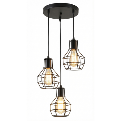 3in1 Nest wire cage Hanging Lamp