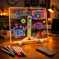 DIY LED Acrylic Writing Board Lamp For Kids- Educational Kids Toys